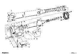 DRIVE SHAFT,UNIV.JOINT/CENTER MOUNTING diagram for BMW 1500-2000CS 1800