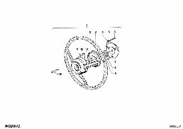 STEERING WHEEL diagram for BMW 1500-2000CS 1800tiSA