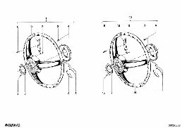 STEERING WHEEL diagram for BMW 1500-2000CS 2000tilux