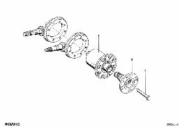 DIFFERENTIAL-LIMITED SLIP DIFF.UNIT diagram for BMW 1500-2000CS 1800
