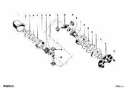 DIFFERENTIAL-LIMITED SLIP DIFF.UNIT diagram for BMW 1500-2000CS 1800
