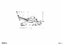 TRAILING ARM diagram for BMW 1500-2000CS 1500