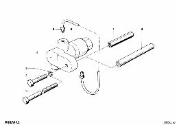 PRESSURE REGULATOR/PRESSURE ACCUMULATOR diagram for BMW 1500-2000CS 1800