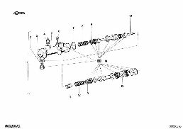 BRAKE MASTER CYLINDER diagram for BMW 1500-2000CS 1800