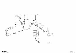 BRAKE PIPE REAR diagram for BMW 1500-2000CS 1800