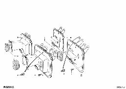 PEDALS-SUPPORTING BRACKET diagram for BMW 1500-2000CS 1800