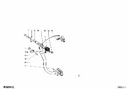 PEDALS SUPPORTING BRACKET/BRAKE PEDAL diagram for BMW 1500-2000CS 1800