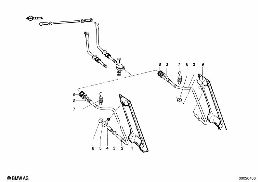 ACCELERATOR PEDAL/ROD ASSY diagram for BMW 1500-2000CS 1800