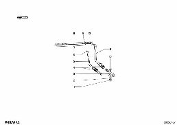 ACCELERATOR PEDAL/ROD ASSY diagram for BMW 1500-2000CS 1800