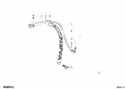 BATTERY CABLE/EARTH CABLE diagram for BMW 1500-2000CS 1800