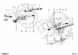 SWITCH diagram for BMW 1500-2000CS 1800