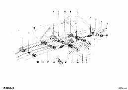 SWITCH diagram for BMW 1500-2000CS 1800