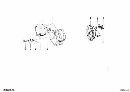 HORN diagram for BMW 1500-2000CS 1800