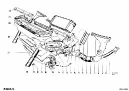 HEATER diagram for BMW 1500-2000CS 1800