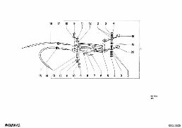 HEATER CONTROL diagram for BMW 1500-2000CS 1800