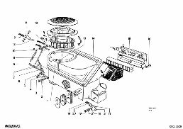 HEATER CONTROL diagram for BMW 1500-2000CS 1800