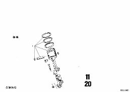PISTON diagram for BMW 2500-3.3Li 3.3Li