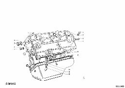 ENGINE HOUSING diagram for BMW 1500-2000CS 1800