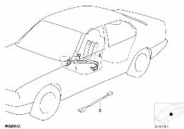 SEAT HEATING diagram for BMW 5 Series E39 528i