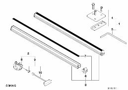 TRAILER TRANSPORT MODULE diagram for BMW 5 Series E39 528i