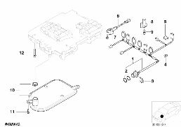 A5S325Z WIRING/OIL FILT./PULSE GENERATOR diagram for BMW 5 Series E39 528i