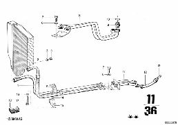 RADIATOR diagram for BMW 2500-3.3Li 2800
