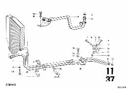 RADIATOR diagram for BMW 2500-3.3Li 3.3Li
