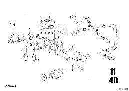 RADIATOR diagram for BMW 2500-3.3Li 3.3Li