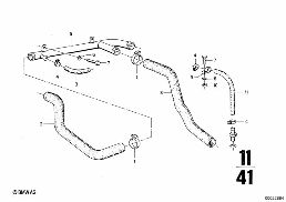 RADIATOR diagram for BMW 2500-3.3Li 3.3Li