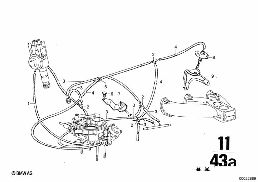 VACUUM CONTROL diagram for BMW 2500-3.3Li 3.0L