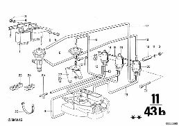 VACUUM CONTROL diagram for BMW 2500-3.3Li 3.0L