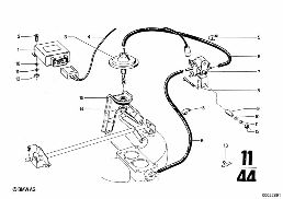 EMISSION CONTROL diagram for BMW 2500-3.3Li 2800