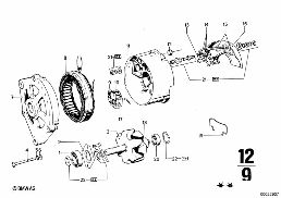 ALTERNATOR diagram for BMW 2500-3.3Li 3.0Si