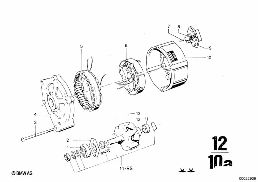 ALTERNATOR PARTS 55A diagram for BMW 2500-3.3Li 3.3Li