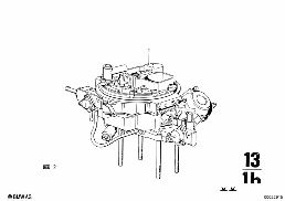 CARBURETOR diagram for BMW 2500-3.3Li 3.0L