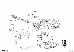 CARBURETOR CAP/PISTON/FLOAT diagram for BMW 2500-3.3Li 3.3L