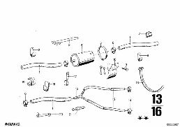FUEL PUMP diagram for BMW 2500-3.3Li 3.3Li