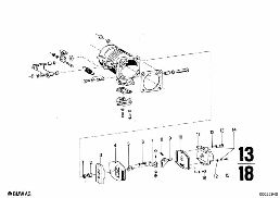 THROTTLE HOUSING ASSY diagram for BMW 2500-3.3Li 3.3Li