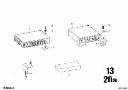 CONTROL UNIT diagram for BMW 2500-3.3Li 3.3Li