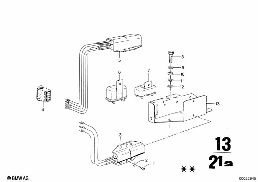 VALVES/PIPES OF FUEL INJECTION SYSTEM diagram for BMW 2500-3.3Li 3.3Li
