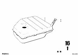 FUEL TANK diagram for BMW 2500-3.3Li 2800