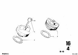 FUEL TANK diagram for BMW 2500-3.3Li 3.0Si