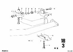 EXHAUST SYSTEM diagram for BMW 2500-3.3Li 3.3L