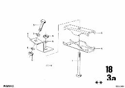 EXHAUST SYSTEM diagram for BMW 2500-3.3Li 3.3Li