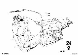 AUTOMATIC TRANSMISSION diagram for BMW 2500-3.3Li 3.3Li