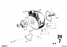 COMPONENTS ZF 3HP20 diagram for BMW 2500-3.3Li 2800