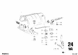 COMPONENTS ZF 3HP20 diagram for BMW 2500-3.3Li 2800