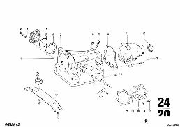 BW 65 HOUSING+ATTACH.PARTS diagram for BMW 2500-3.3Li 3.3L