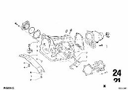 BW 65 HOUSING+ATTACH.PARTS diagram for BMW 2500-3.3Li 3.3L