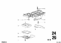 BW 65 CONTROL UNIT+ATTACH.PARTS diagram for BMW 2500-3.3Li 3.3L